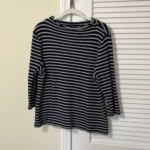 Talbots petit striped cotton sweater size XLp